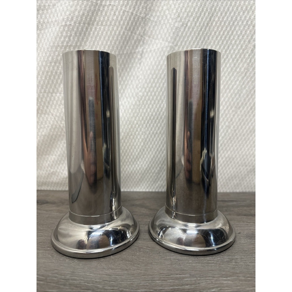 2 Vollrath Vintage Stainless Steel Medical Dental Surgical Instrument Holders‎